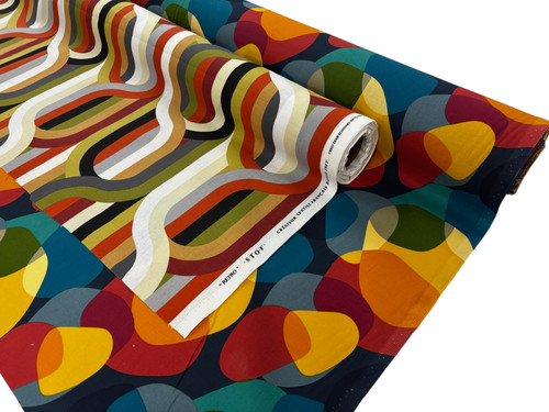 Sixties lava lamp cotton - lava,