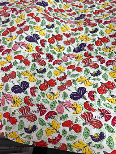 Floral multicolour cotton - floral,