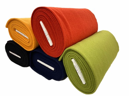 Boiled wool fabric - fabric, thick