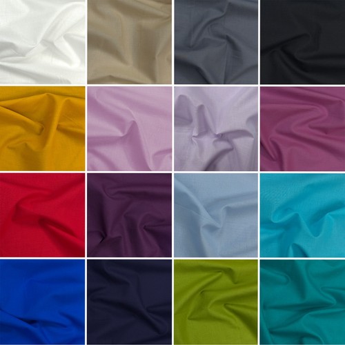 Plain cotton lawn - fabric, fine