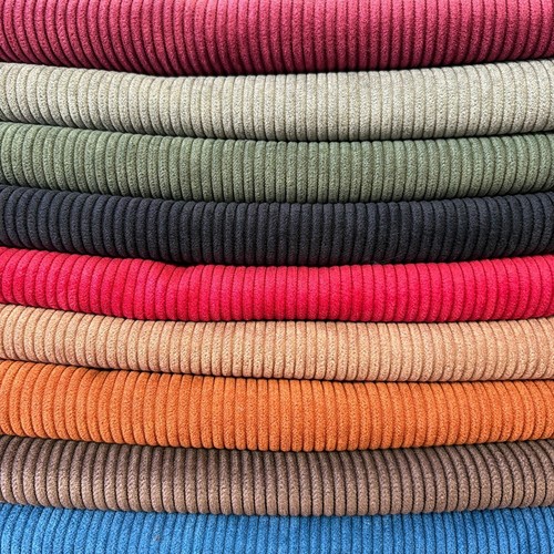 Polyester corduroy new - *polyester, *new