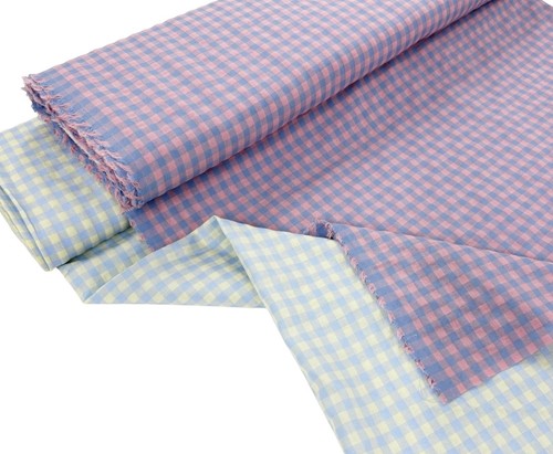 Seersucker gingham fabric - seersucker,