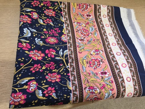 Yards navy printed - navy,