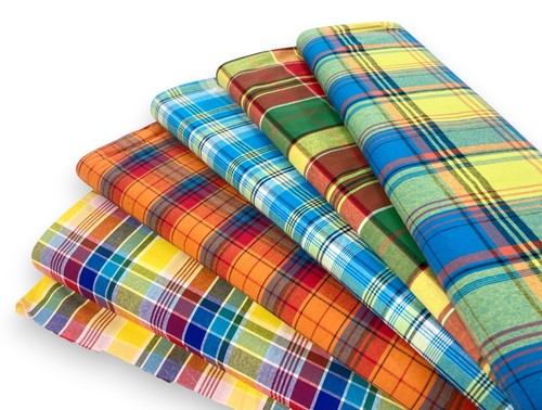 Multicoloured plaid cotton - plaid,