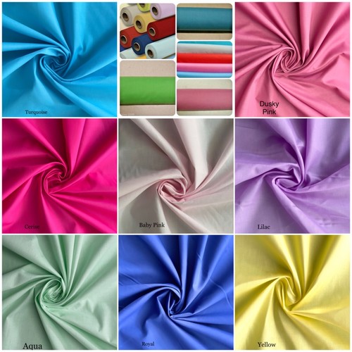Plain coloured polycotton - plain,