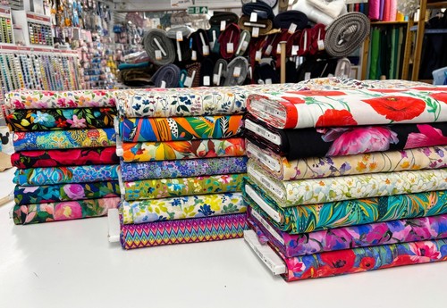Viscose challis fabric - fabric, summer