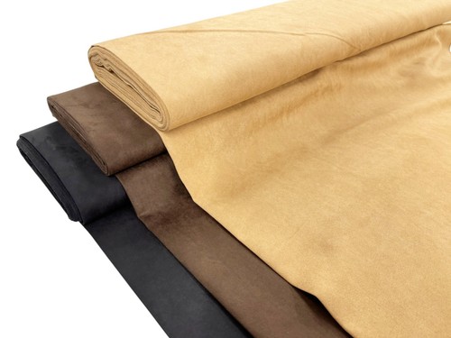 Suede fabric faux polyester - fabric,