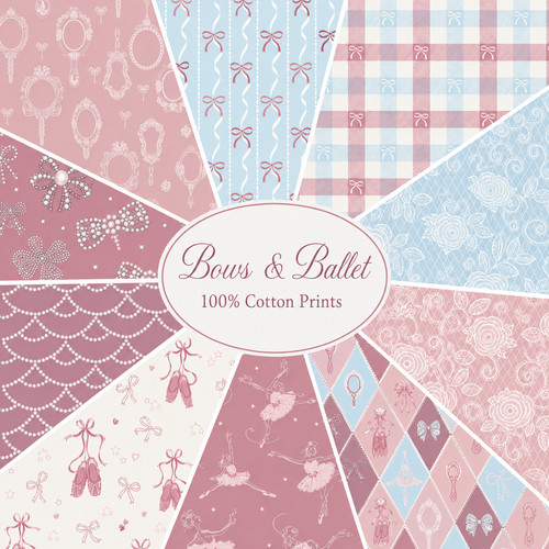 Bows and ballet 100 - 100%, cotton