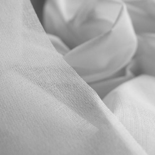 White lightweight woven cotton - lightweight,