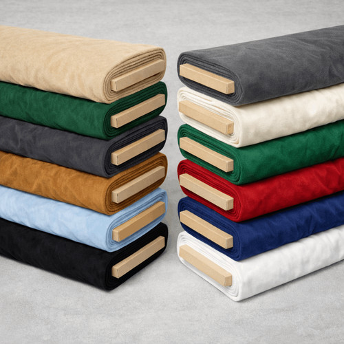 Faux suede fabric look - suede,